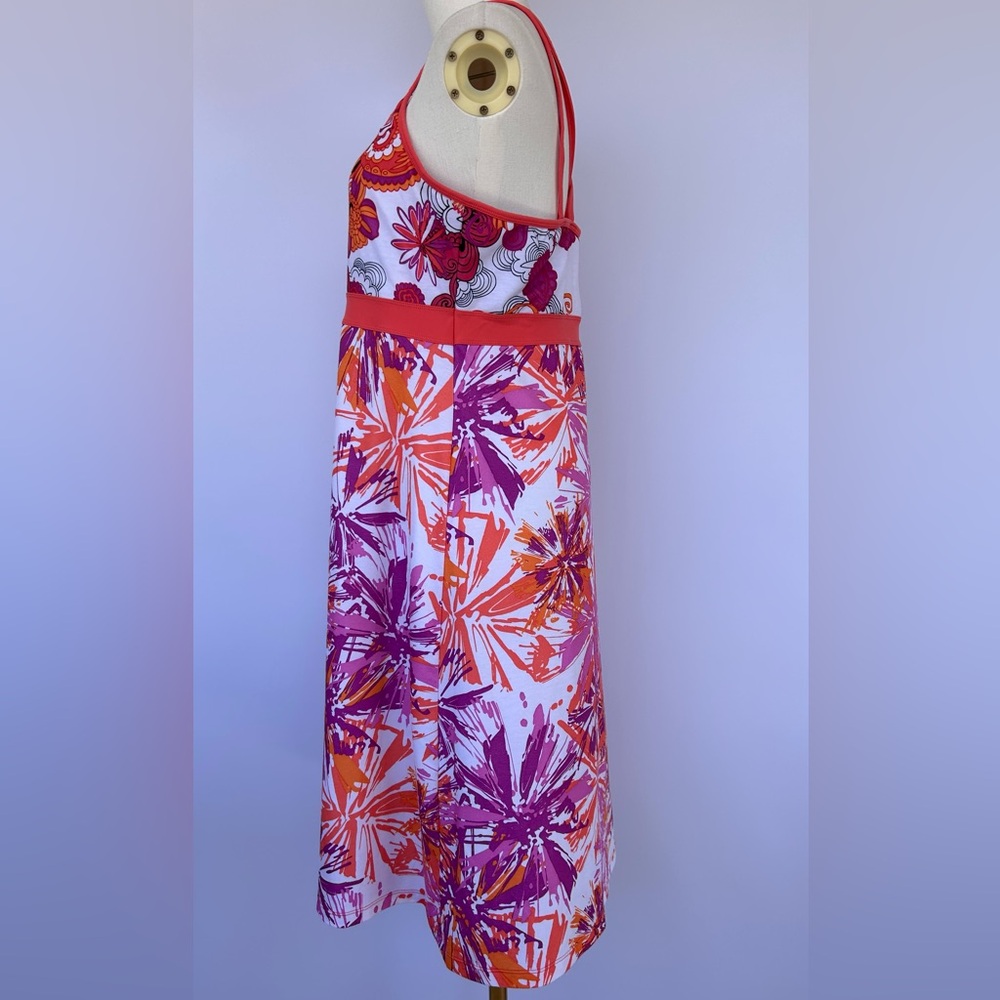 prAna Women’s Ayla Dress Athleisure/Outdoor Shelf Bra CrissCross Straps Size XL - Picture 3 of 10